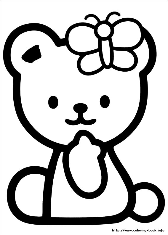 Hello Kitty coloring picture